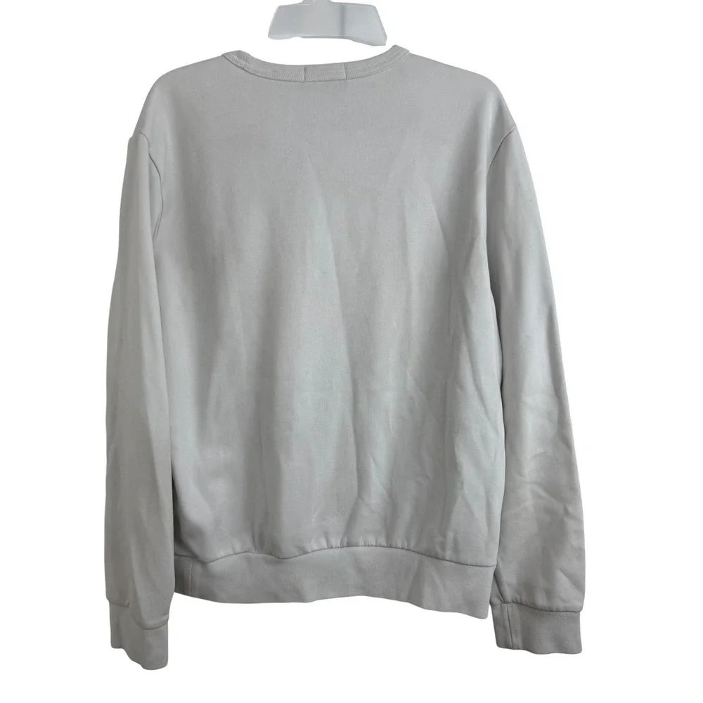 Polo Ralph Lauren White Crewneck Sweatshirt World Cup Alpine Racing Logo‎ Medium